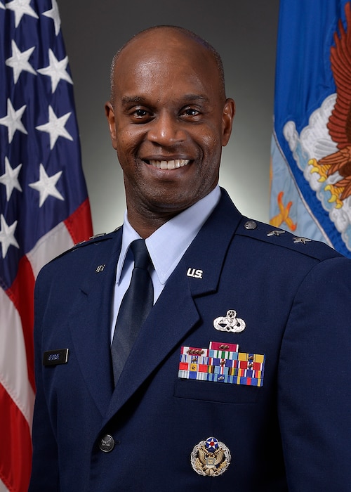 This is the official portrait of Maj. Gen. Cedric George.