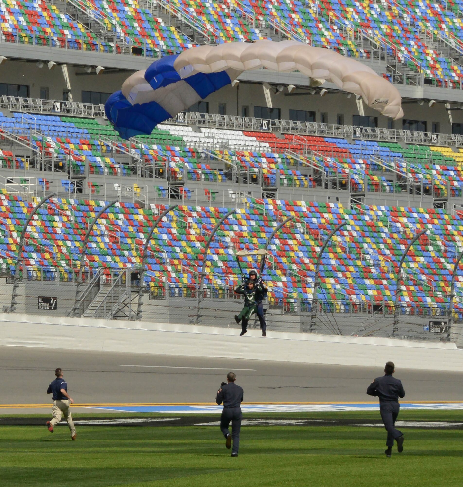 Bubba Wallace, driver of Richard Petty Motorsport’s No. 43 car, made a grand entrance to this year’s Daytona 500 race.