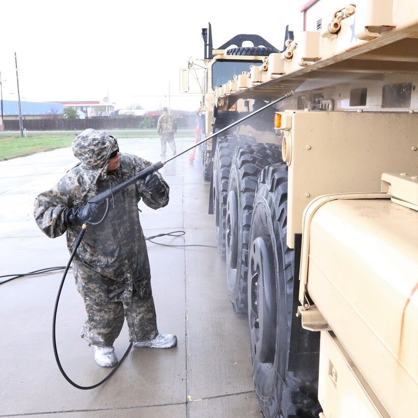 851st TC prepares vehicles for DEFENDER-Europe 20