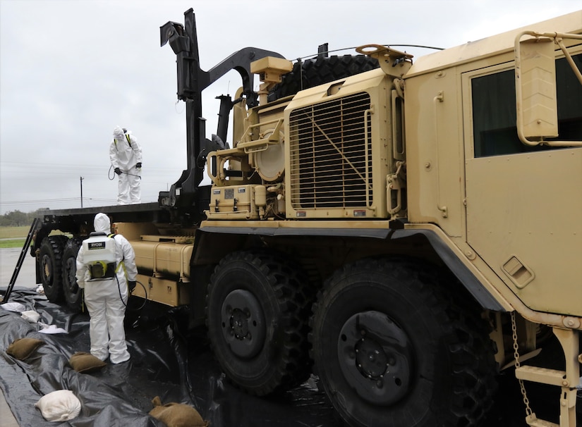 851st TC prepares vehicles for DEFENDER-Europe 20