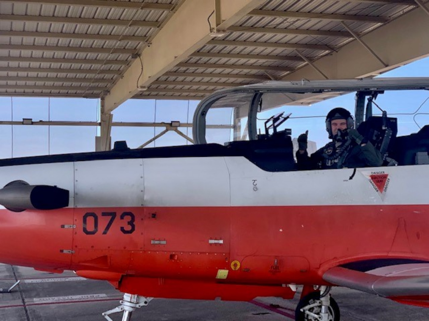 Pilot in T-6 Texan II