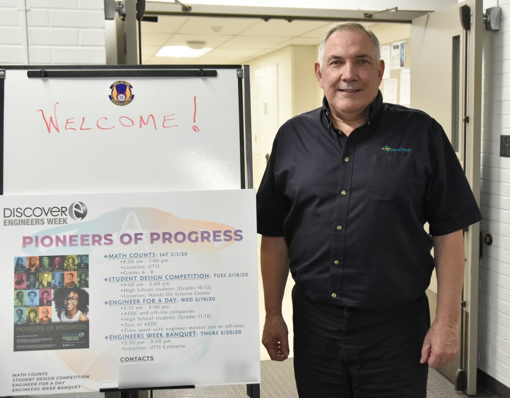 Andrew Jackson is a subject matter expert supporting projects in the AEDC Engine Test Facility. (This image was altered by obscuring phone numbers for security purposes.)