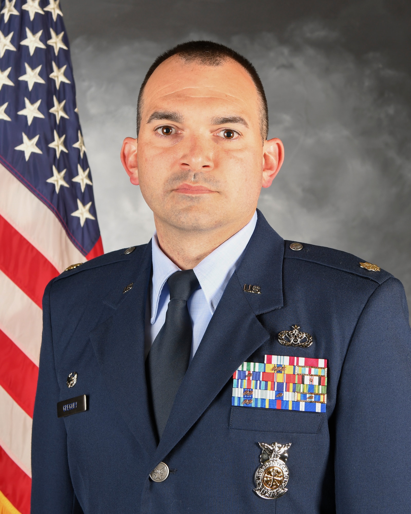 Major Derek Gregory is the commander, 422nd Civil Engineer Squadron.