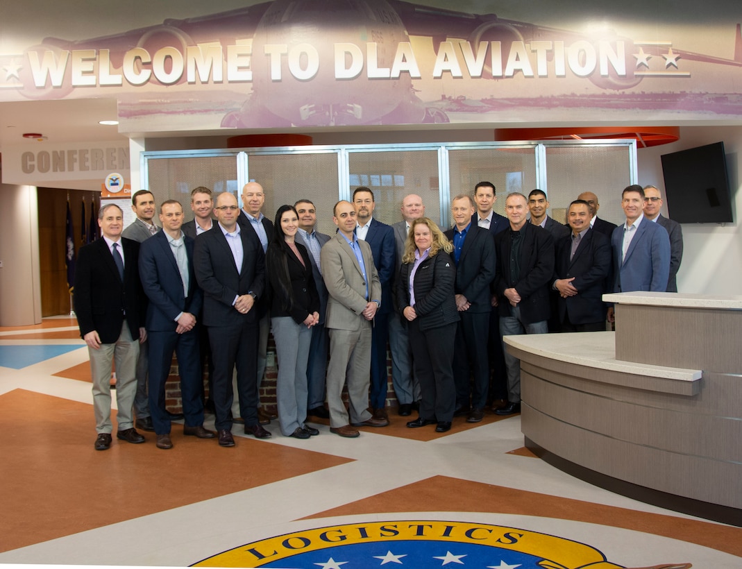Eisenhower School students visit DLA Aviation, learn how agency supports depot material availability