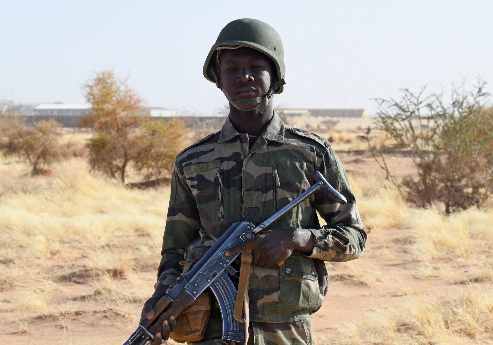 Photo of Niger Armed Forces personnel participating in a small unit tactics and operations course.