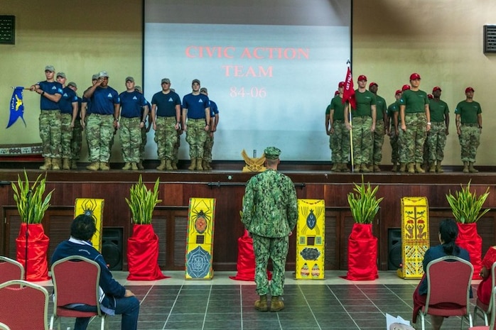 Civic Action Team Palau Holds Turnover of Authority