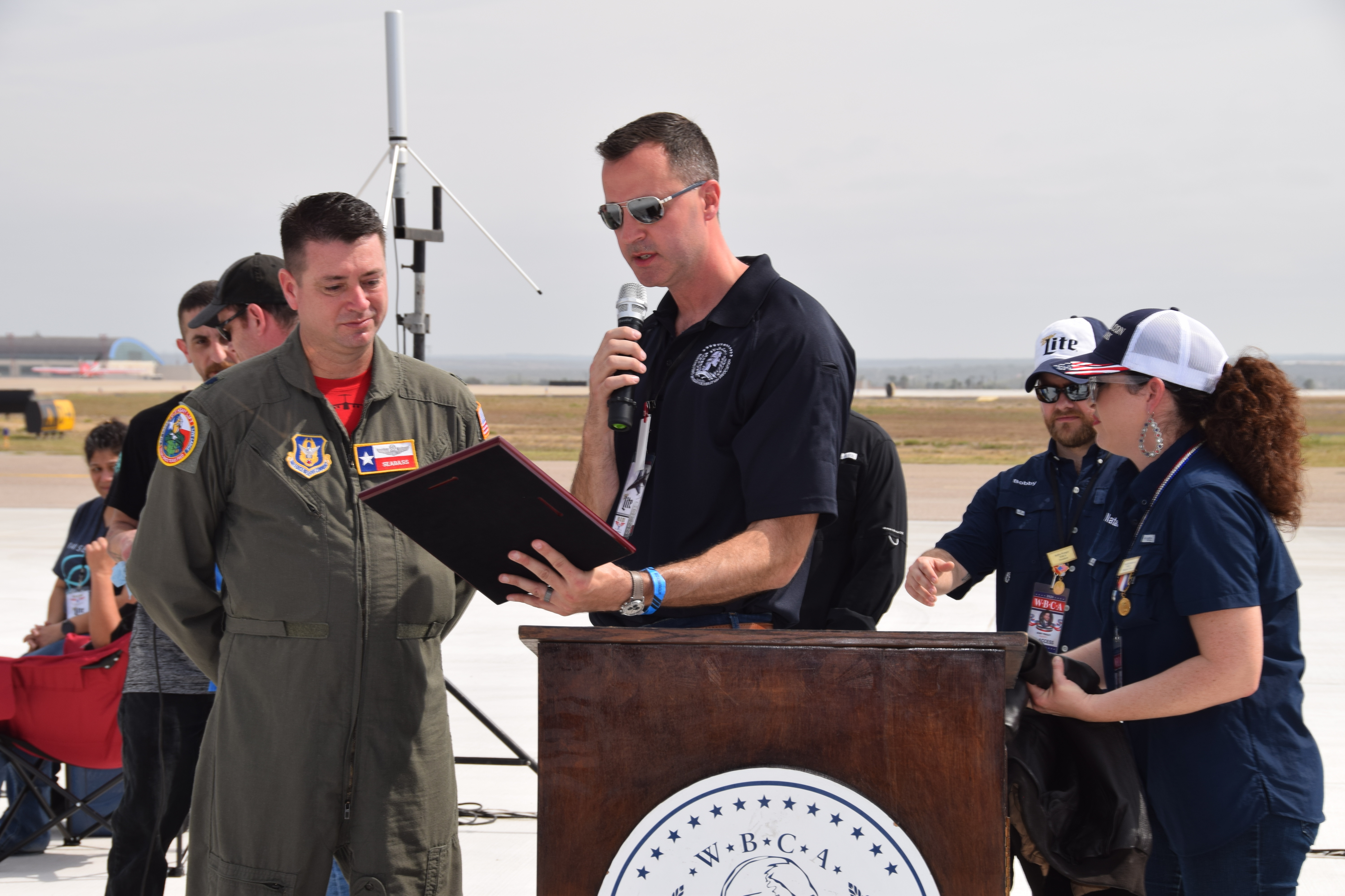 433rd Airlift Wing C5M Super Galaxy makes appearance at Laredo air