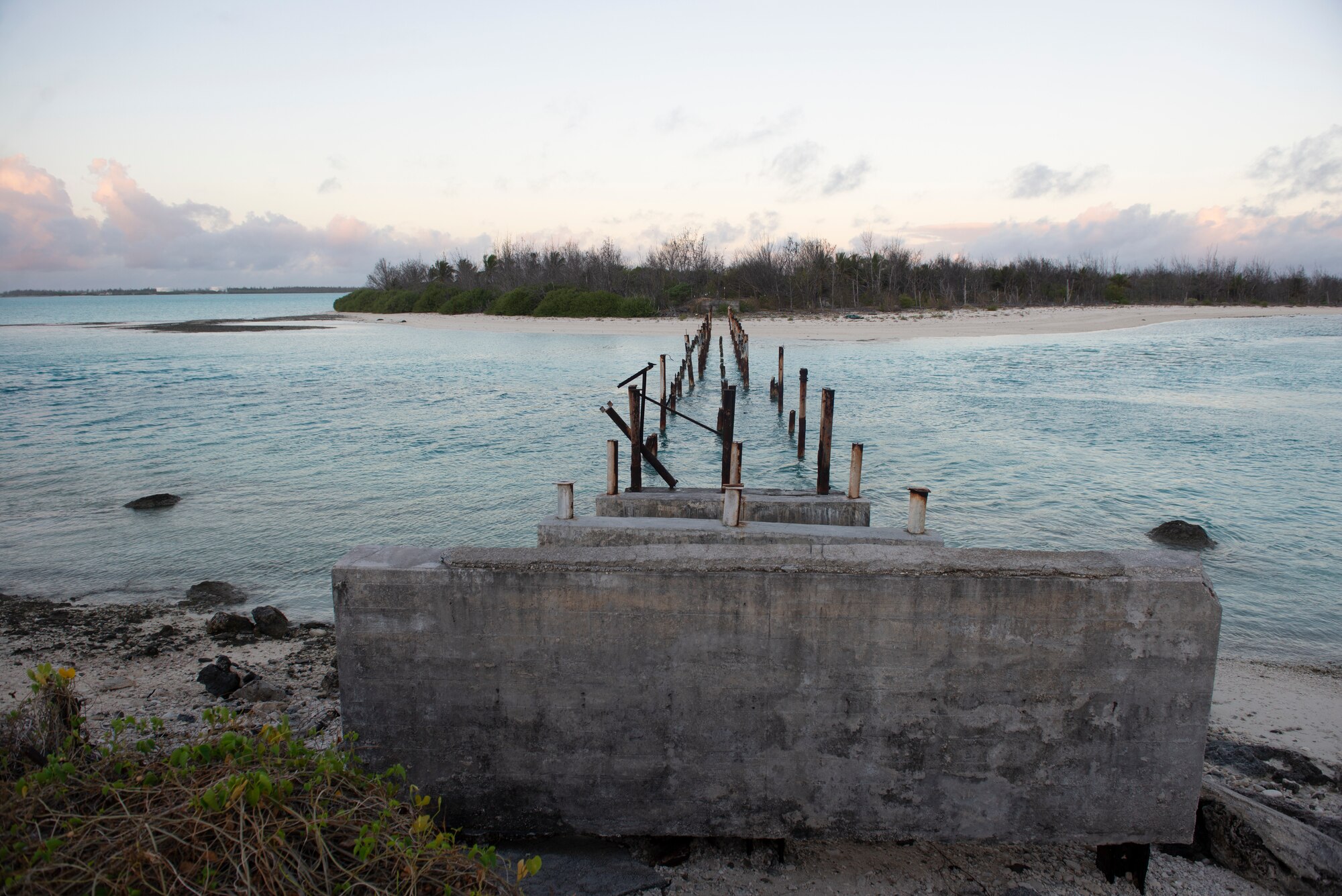 Peale Island is a location where bird aircraft strike hazard specialists have chosen to attract birds on Wake Atoll, Feb. 1, 2020.
