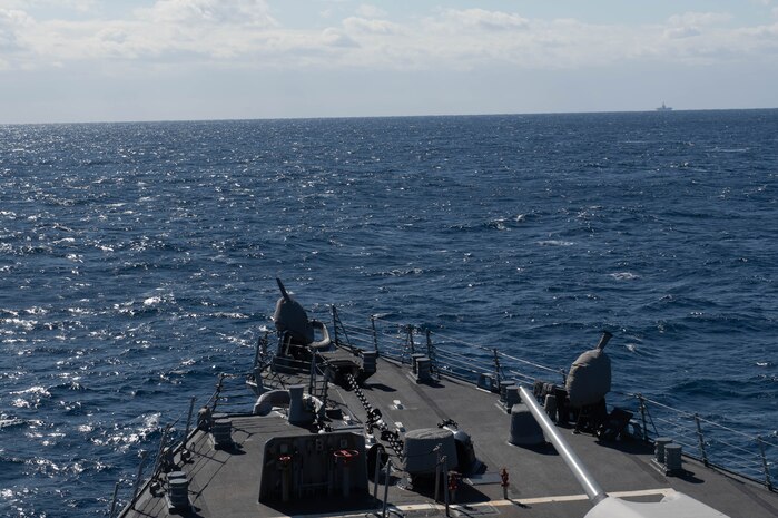 USS Ross Joins Charles de Gaulle Strike Group