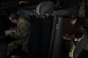 a picture of Airmen and Aircraft