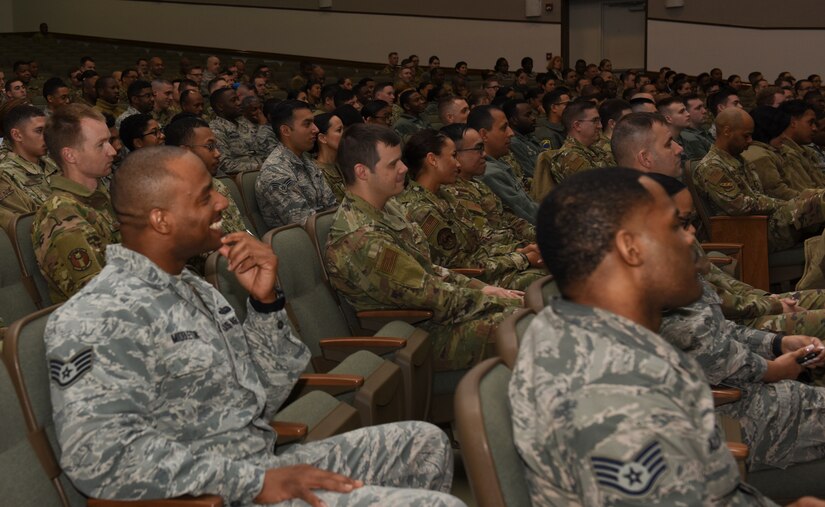 JBA attend "A Conversation with CMSAF Wright"