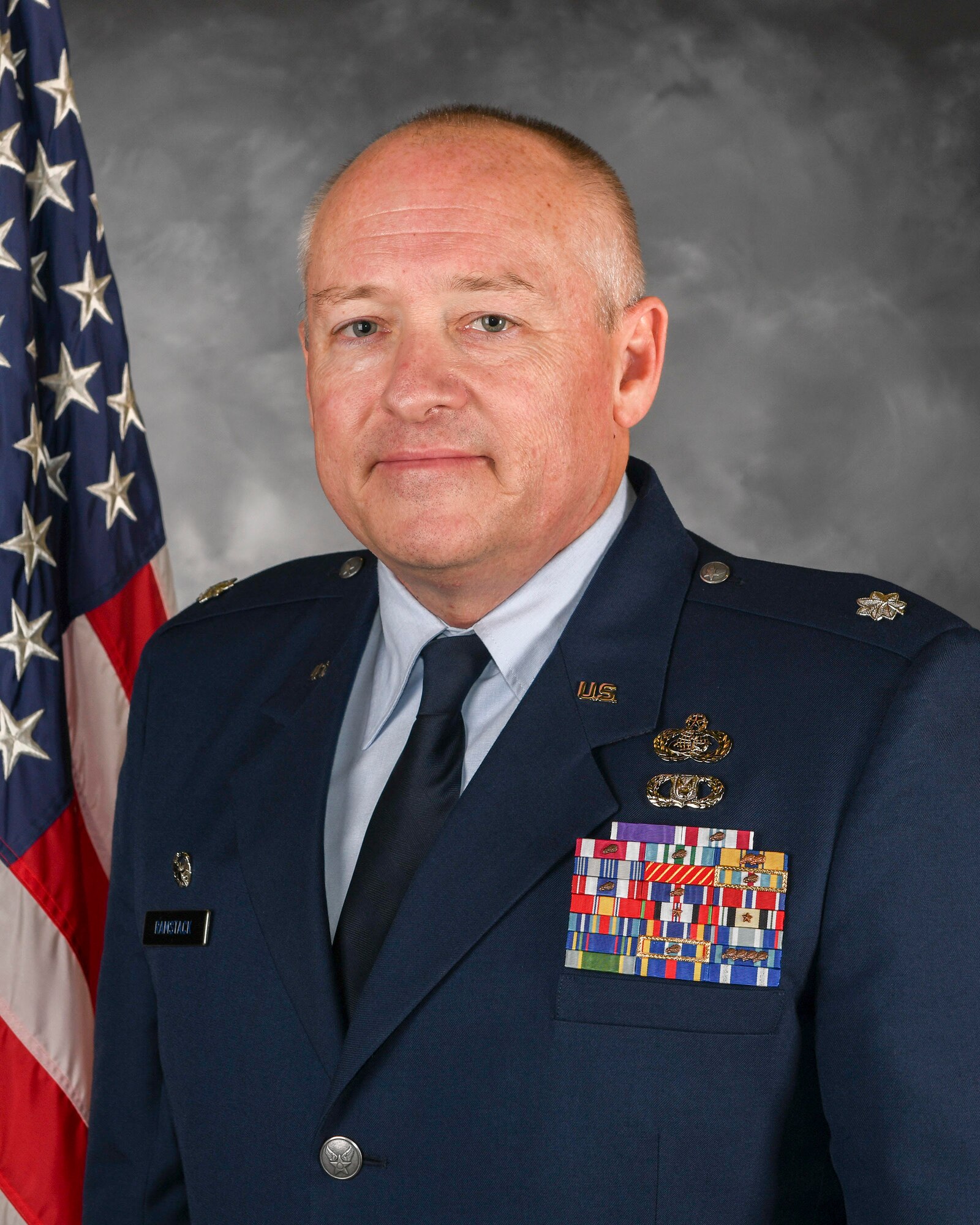 Lieutenant Colonel Mathew W. Ramstack is the commander, 422nd Air Base Squadron.
