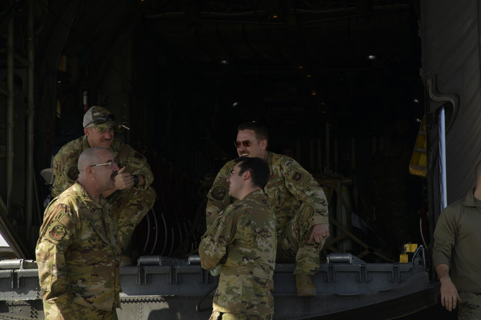 a picture of Airmen and Aircraft