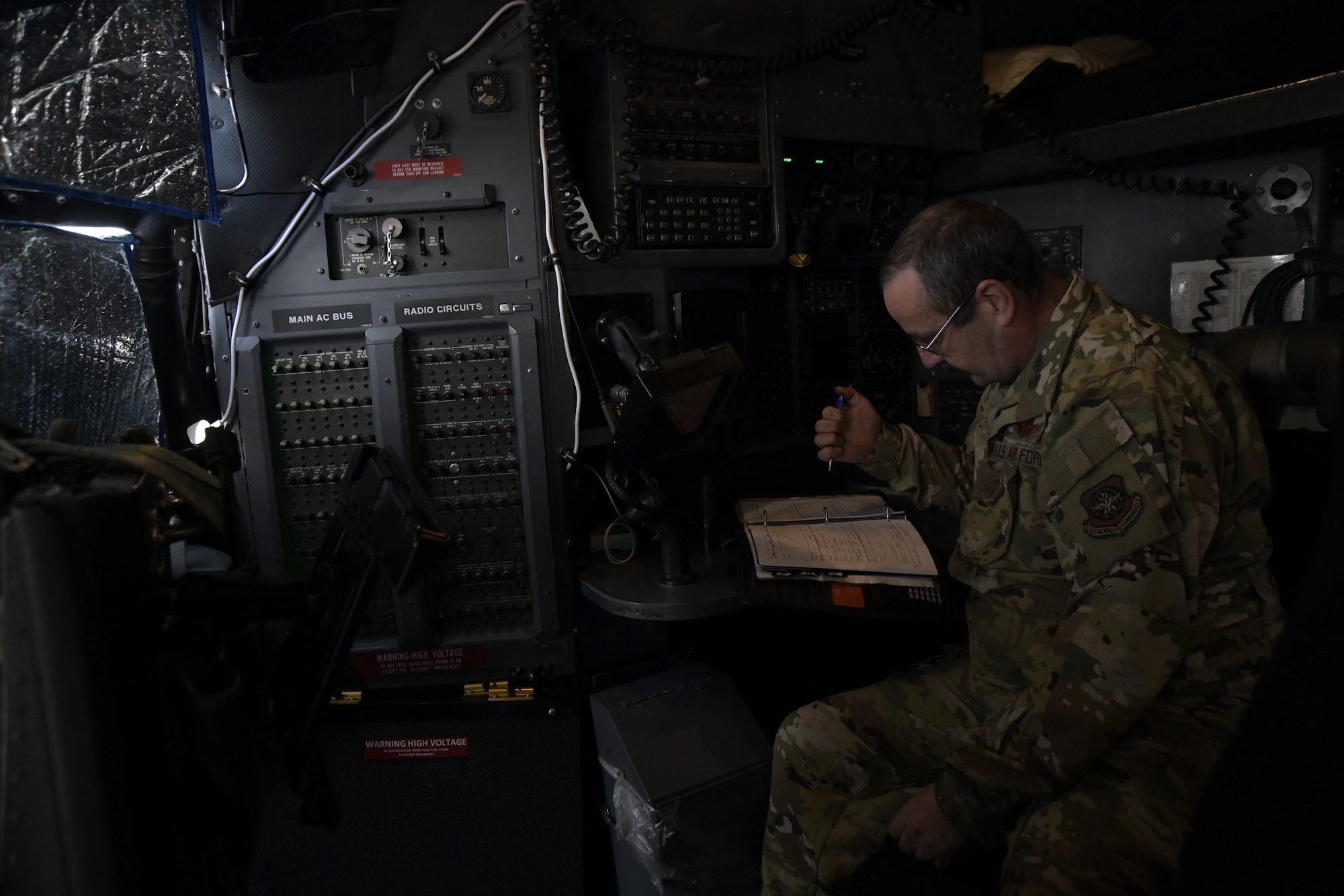 a picture of Airmen and Aircraft