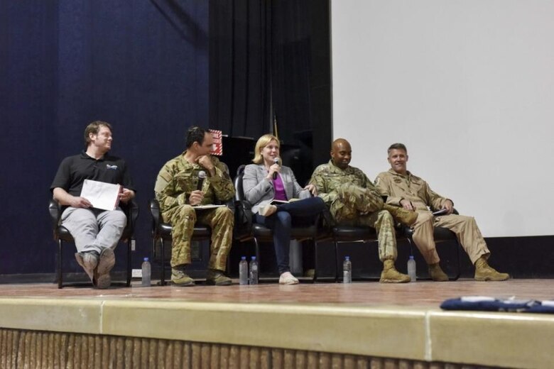 Desert Spark Tank event at Al Udeid Air Base, Qatar