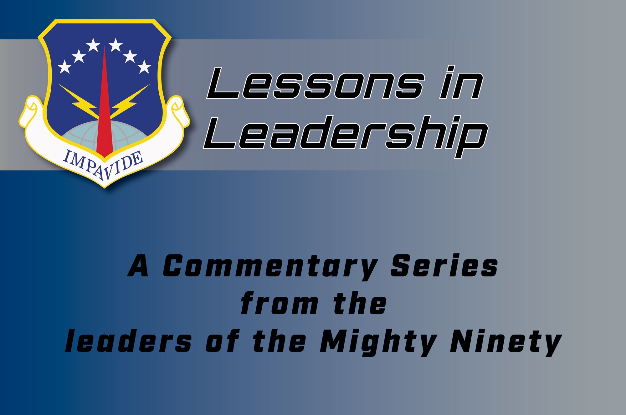 Graphic for Leadership Commentary Series
