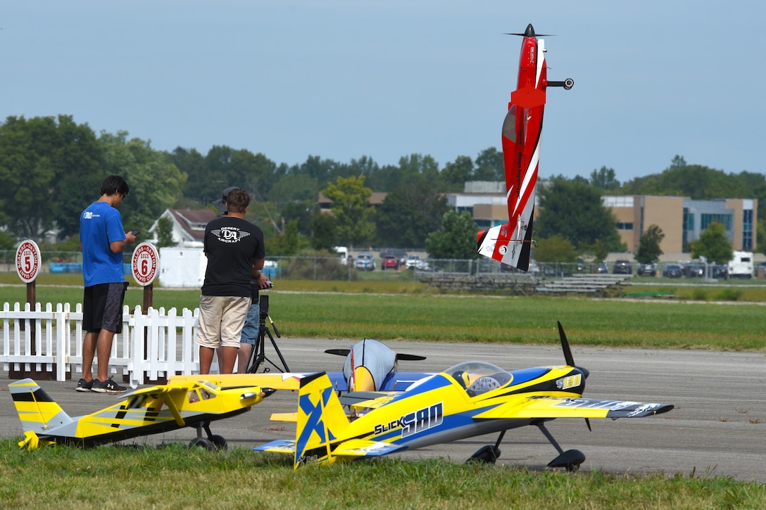 Giant Scale Radio-Controlled (RC) Model Aircraft Air Show