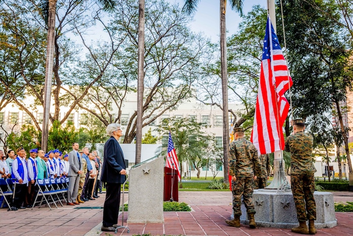 U.S. Embassy Commemorates 75th Anniversary of U.S. Flag Raising after Battle of Manila