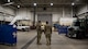 Vehicle Maintainers from the 375th Logistics Readiness Squadron evaluate vehicles.