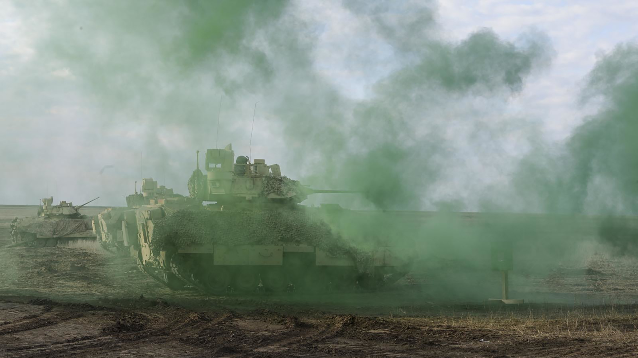 Romanian Soldiers Provide Artillery Support At 1st Cavalry