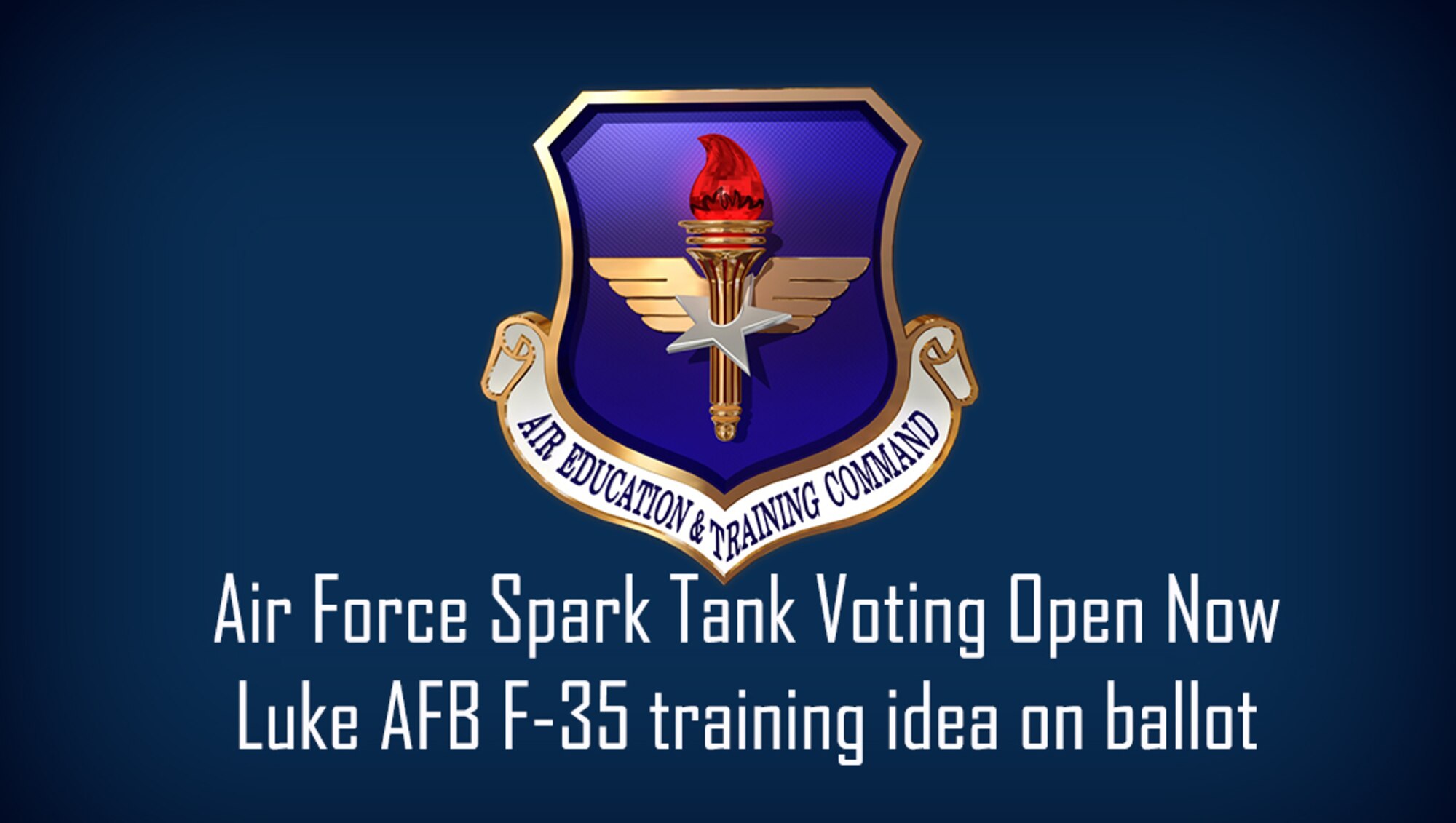 Voting for the 2020 Air Force Spark Tank competition is open from Feb. 20-28.  Spark Tank is an annual event hosted at the Air Force Association’s Warfare Symposium in Orlando, Florida where Airmen pitch innovative ideas to a panel of top Air Force leadership and industry experts.
