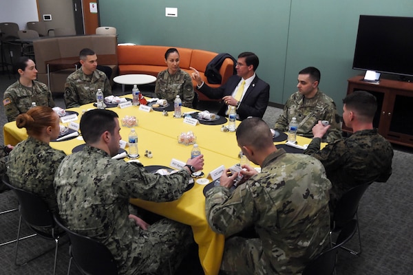 Secretary Esper Visits Usstratcom, Offutt Afb To Engage With 