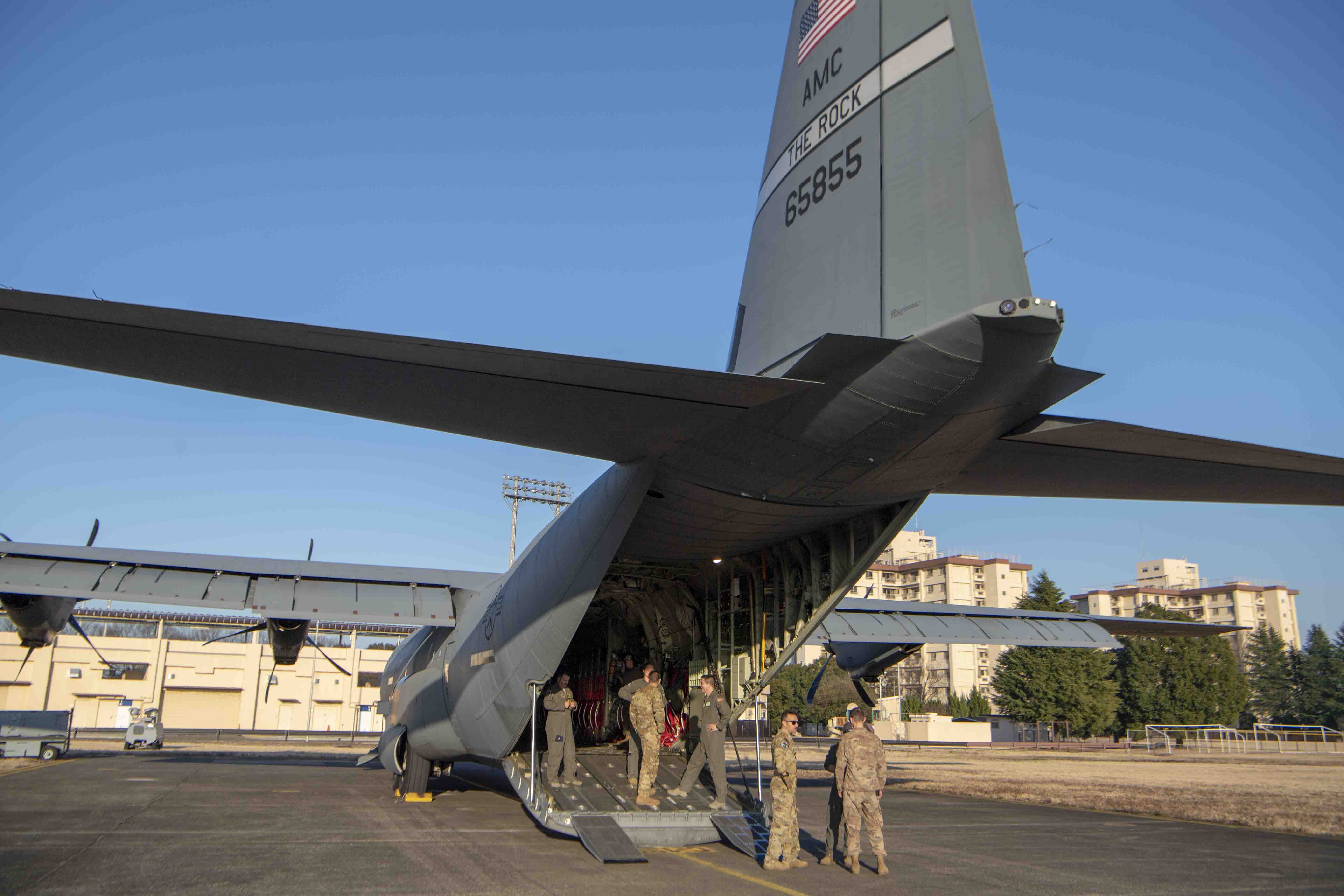 The Rock crosses the Pacific > Little Rock Air Force Base > News
