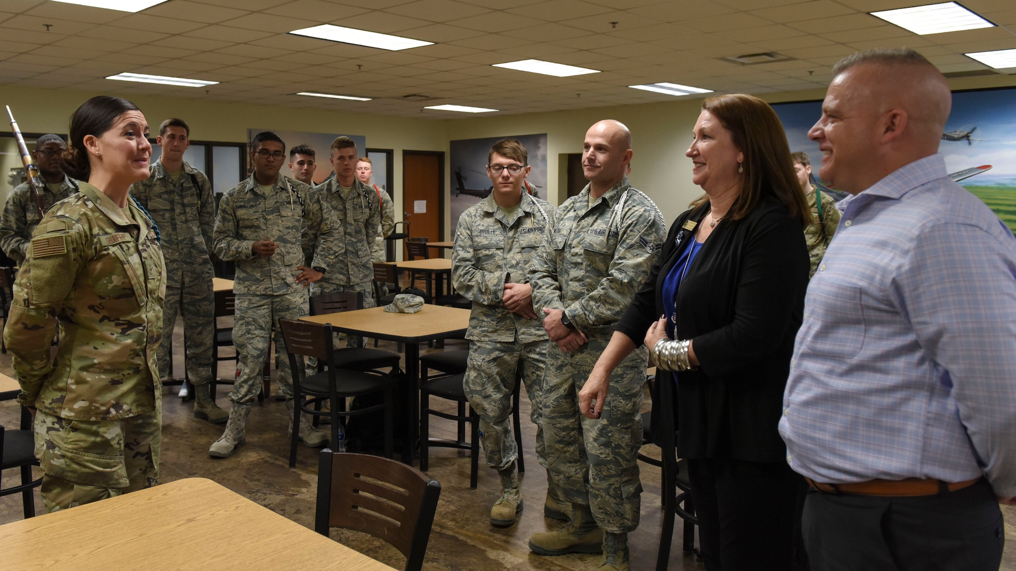 AETC Command Team visits Sheppard AFB