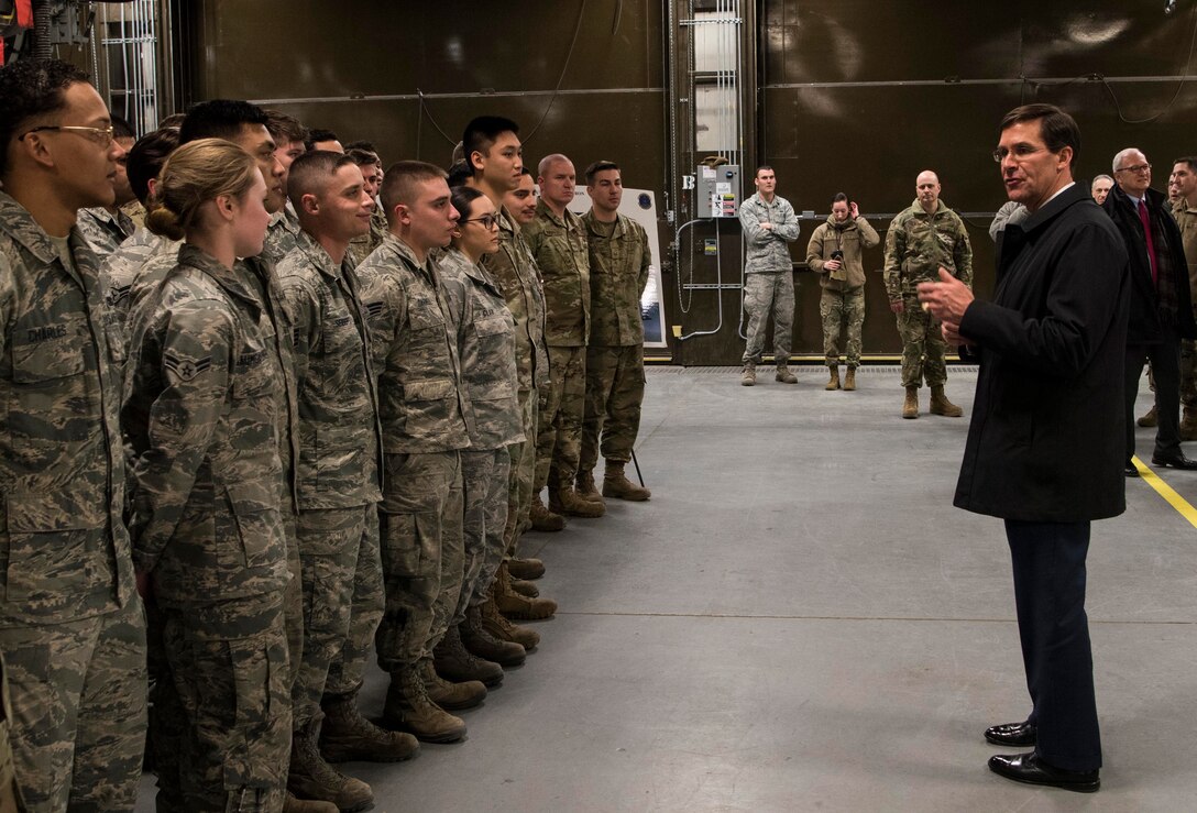 SECDEF Visits Minot AFB