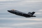 An F-35A Lightning II takes off