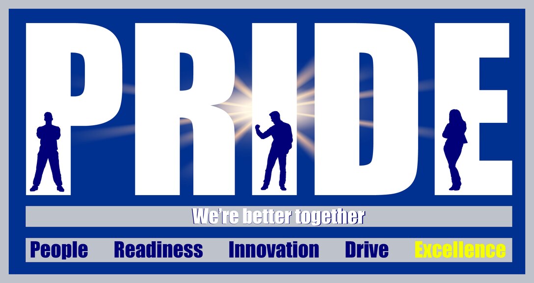 Graphic show Robins Pride logo with Excellence highlighted to support the story.