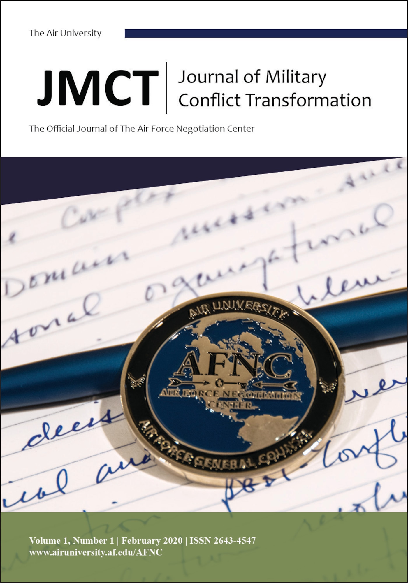 Journal of Military Conflict Transformation. ( Courtesy Graphic)