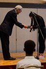 Students from Iwakuni Middle School share their artistic abilities