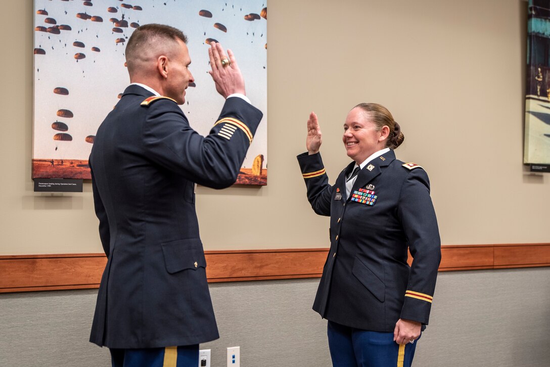 Distribution’s Johnson promoted to Army Lt. Col.