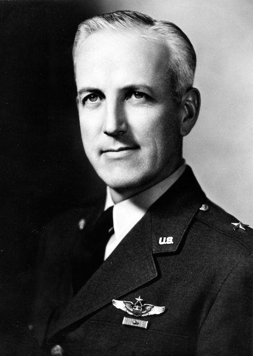 Maj Gen Paul E. Ruestow (depicted here as a Brig Gen)