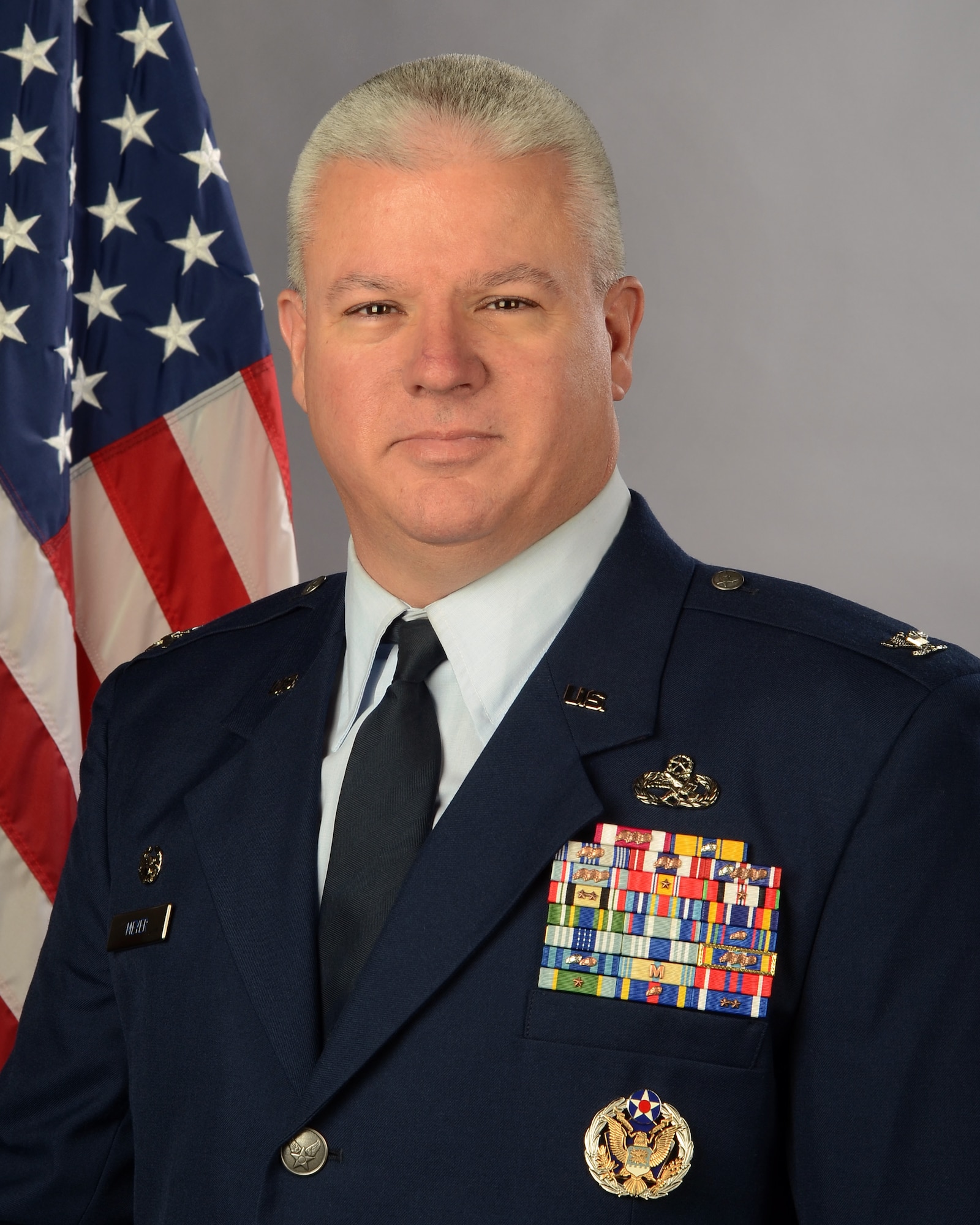 Portrait of U.S. Air Force Col. Adrian Meyer, commander of the 169th Maintenance Group assigned to the South Carolina Air National Guard’s 169th Fighter Wing at McEntire Joint National Guard Base, Jan. 30, 2020.
