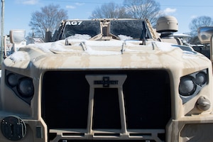 A photo of the JLTV
