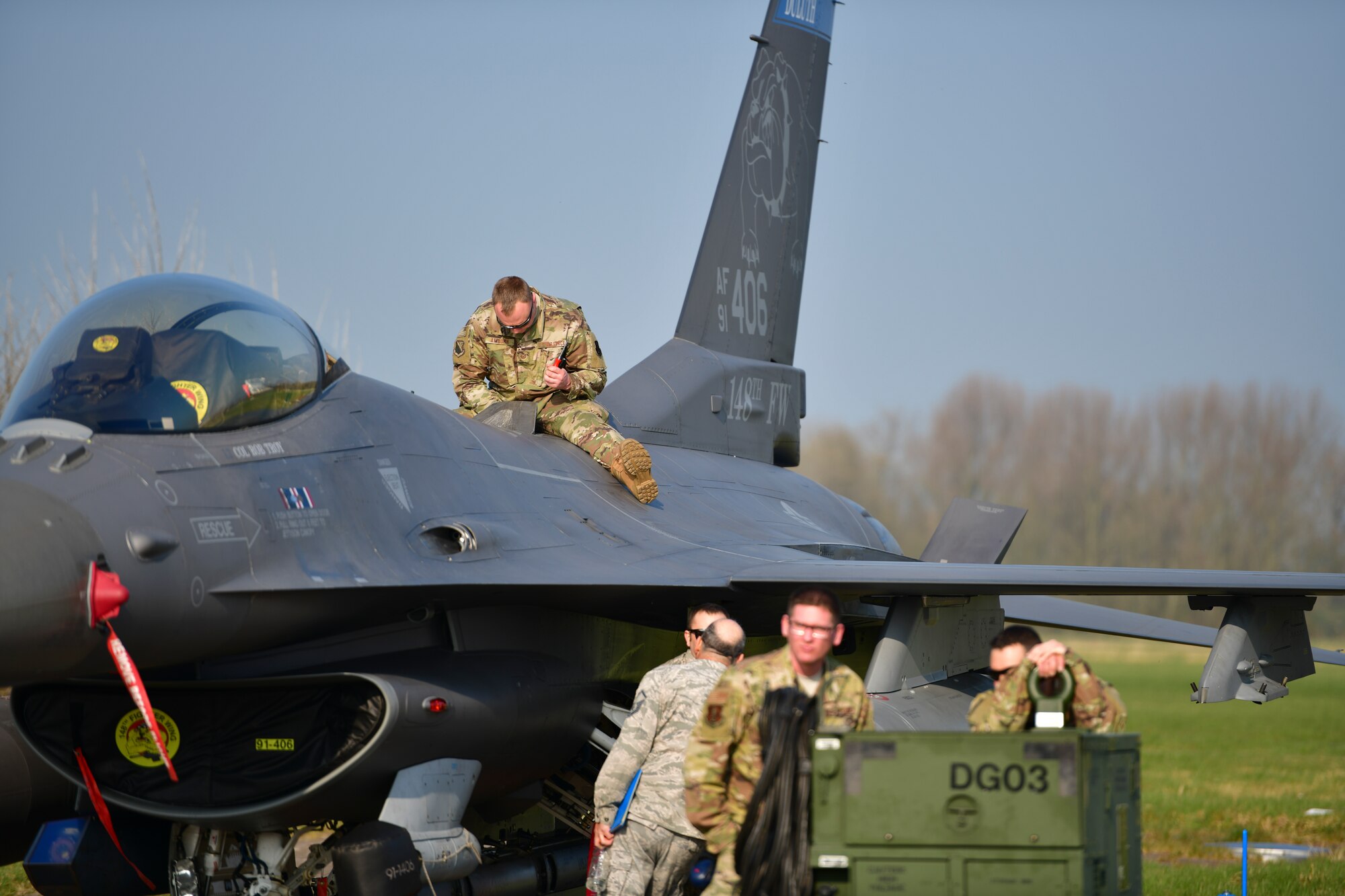 148th Fighter Wing participate in Frisian Flag 2019