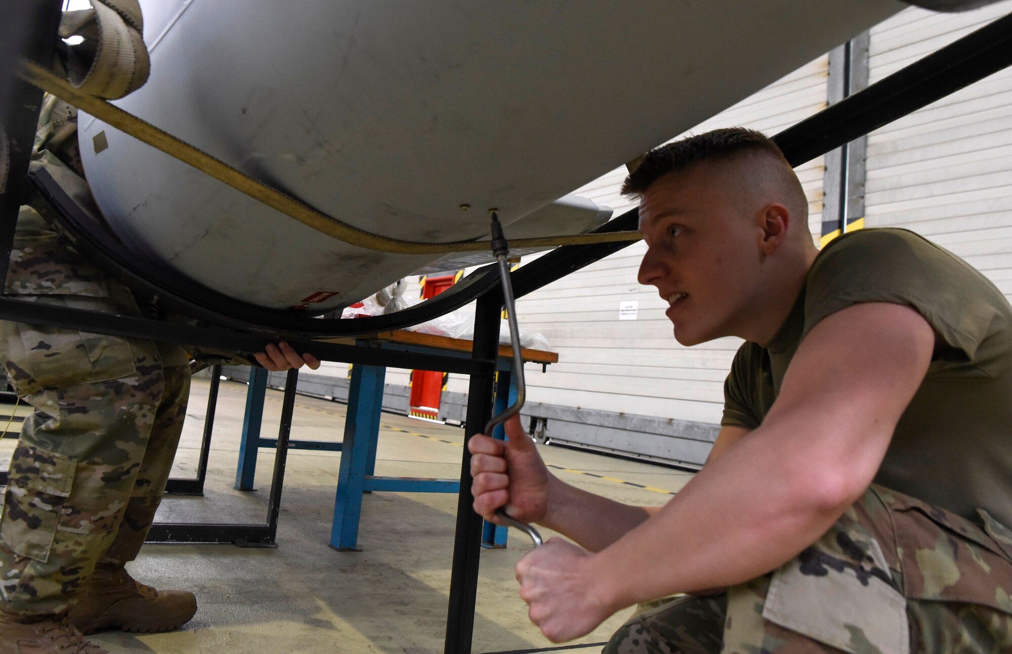 Spangdahlem augmentees learn F-16 fuel-tank build up