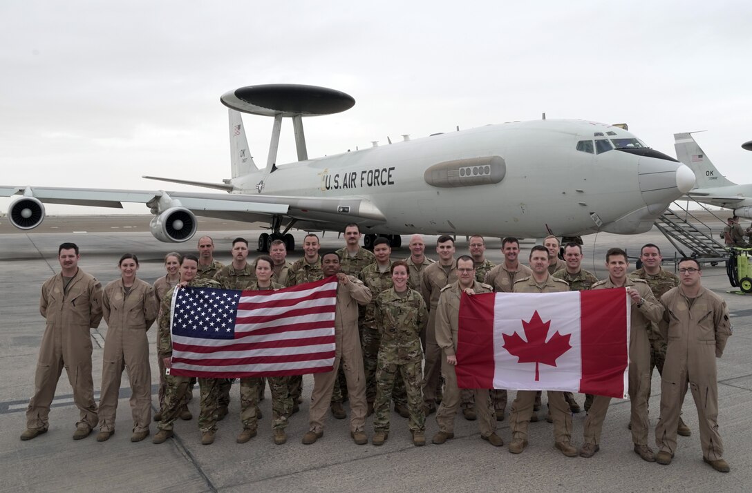 The 968th EAACS celbrated 50,000 combat flying hours at Al Dhafra Air BAse.