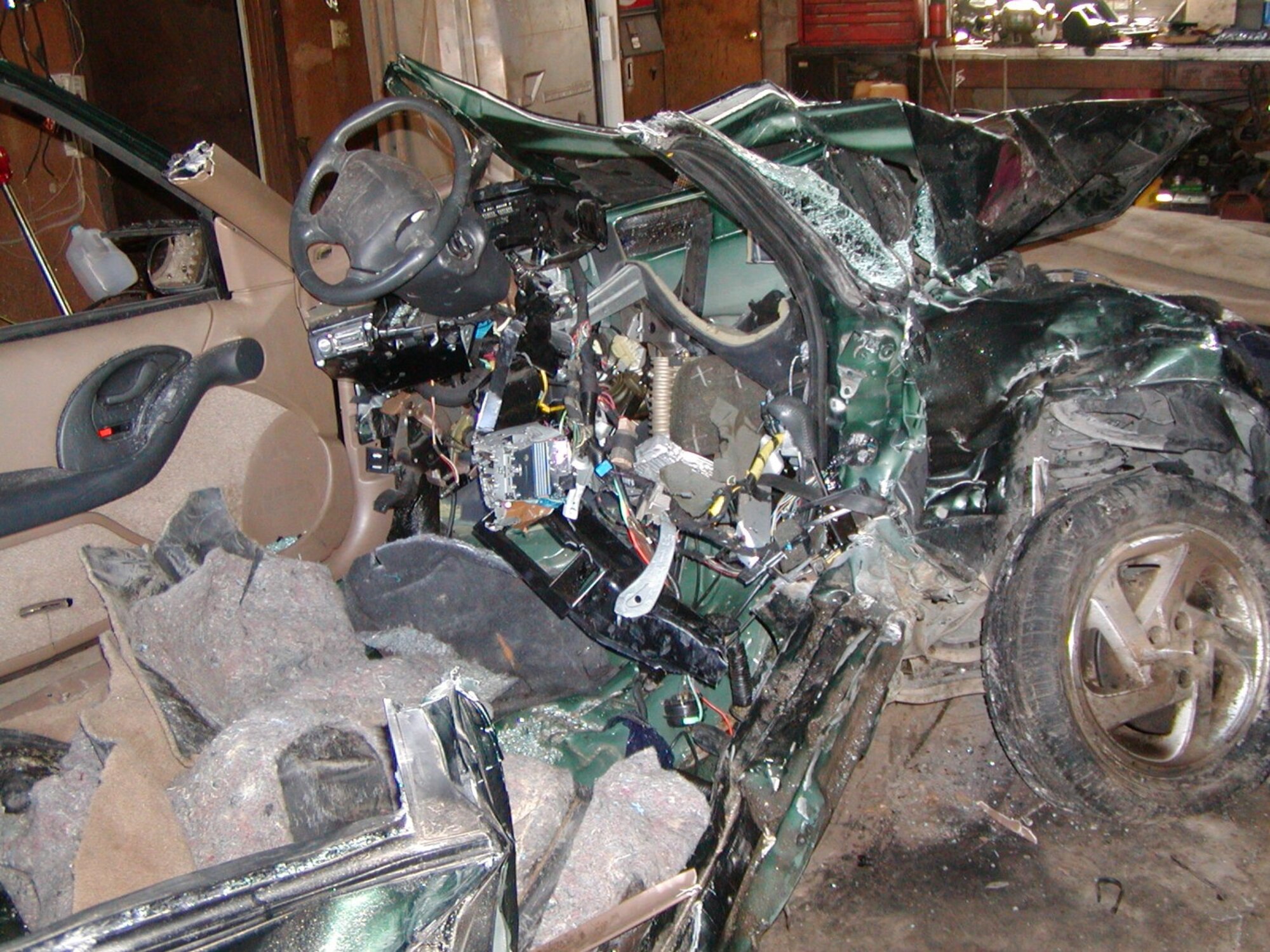 car wreckage