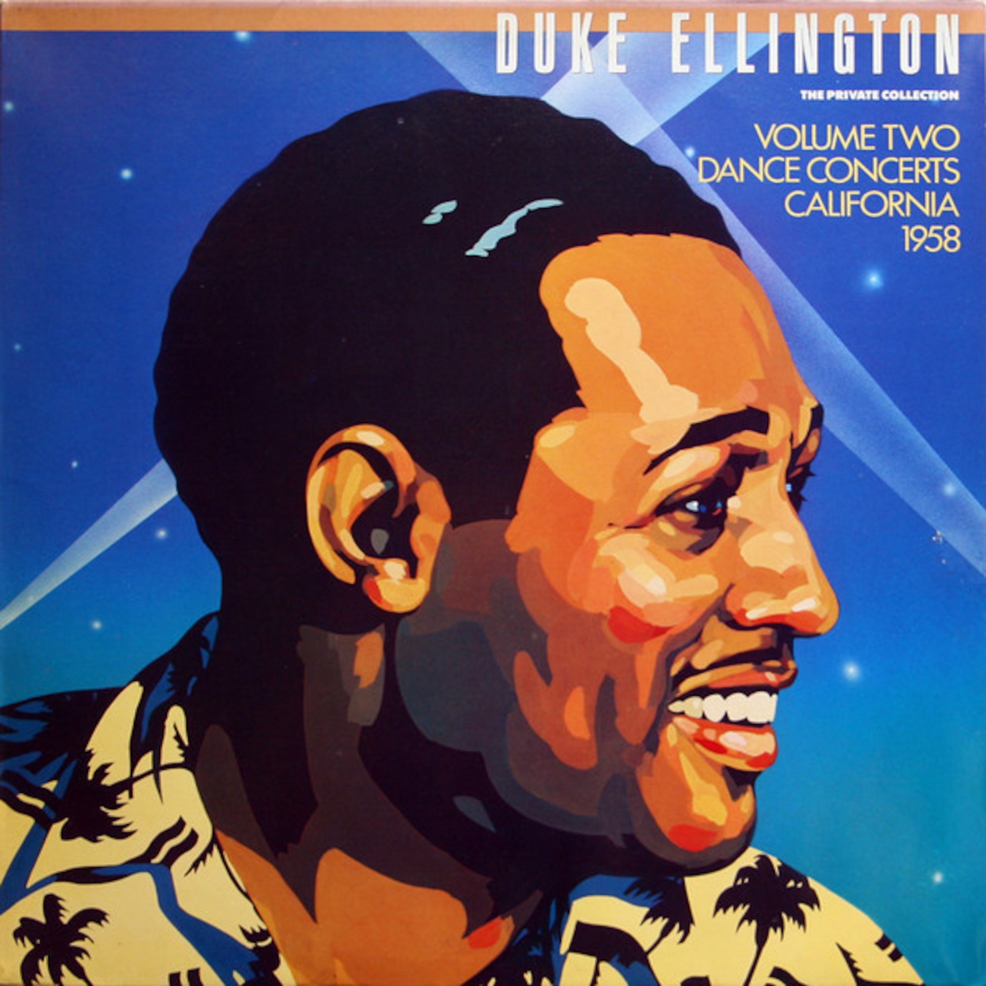 One of the covers for jazz pianist Duke Ellington's "The Private Collection, Vol. 2: Dance Concerts, California, 1958" album. The record, first released in 1987, was recorded March 4, 1958, at Travis Air Force Base, California. (Courtesy image)