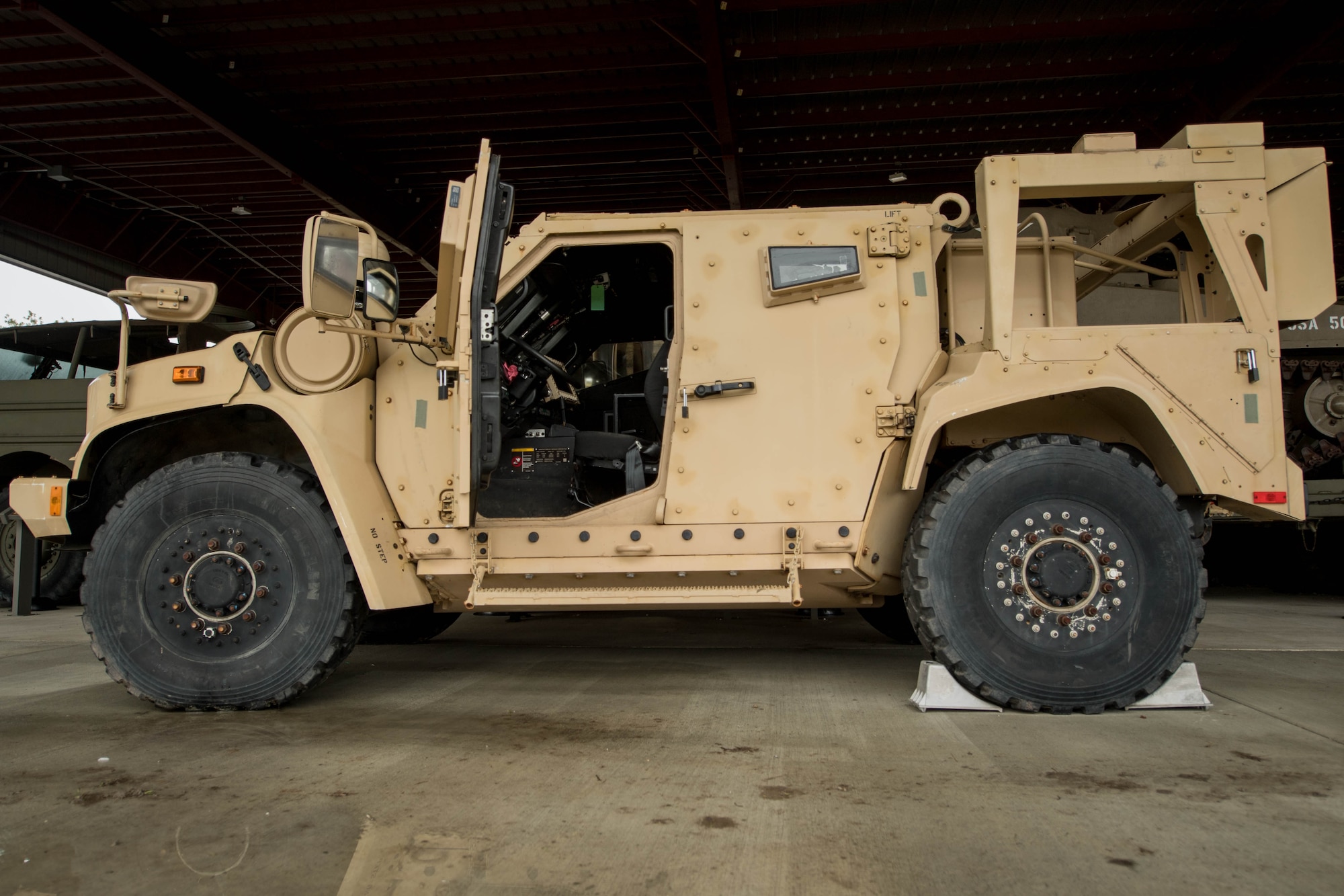 A photo of the JLTV