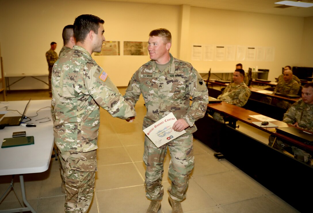 Army Reserve Soldier graduates newly formed Senior Gunner Course with top honors