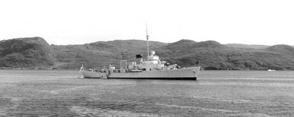 A scan of a photo of USCGC Taney