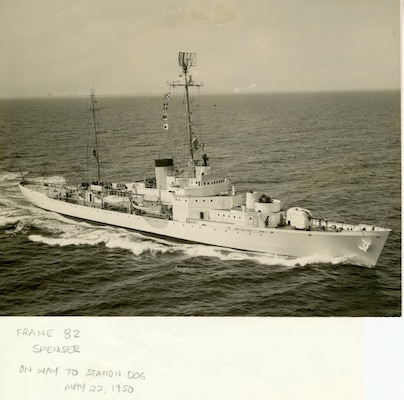 A scan of a photo of CGC Spencer