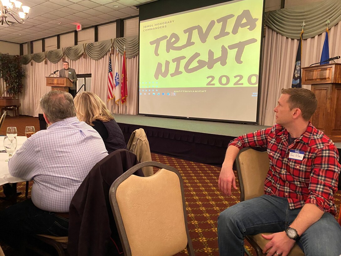 On Wednesday, 27 February 2020 Commanders and Honorary Commanders enjoyed a night of full of fun, facts, and food.  

Congratulations to "Wild Dueces" for taking home the win and a special thanks goes out to ESGR (Employer Support of the Guard and Reserve) for sponsoring the event.