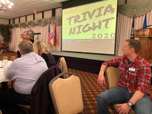 On Wednesday, 27 February 2020 Commanders and Honorary Commanders enjoyed a night of full of fun, facts, and food.  

Congratulations to "Wild Dueces" for taking home the win and a special thanks goes out to ESGR (Employer Support of the Guard and Reserve) for sponsoring the event.