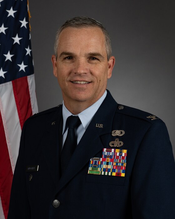 This is an official photo of Col. Rick L. Mutchler, 137th Special Operations Wing Vice Wing Commander. (U.S. Air National Guard photo by Senior Master Sgt. Andrew M. LaMoreaux)