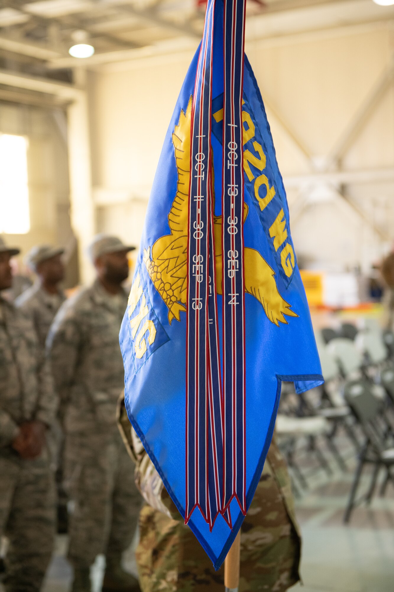 A guidon flag